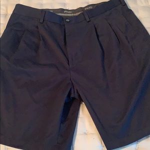 Navy golf shorts